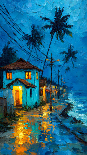 dovakin 2024 Van Gogh style rainy Kerala village lane tiny hous c079f8cc d817 47b6 9400 c54e9a4cfa23.jpg