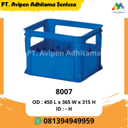 Krat Botol Plastik Rabbit Type 8007 Krat Botol Minuman Tebal HDPE.jpg