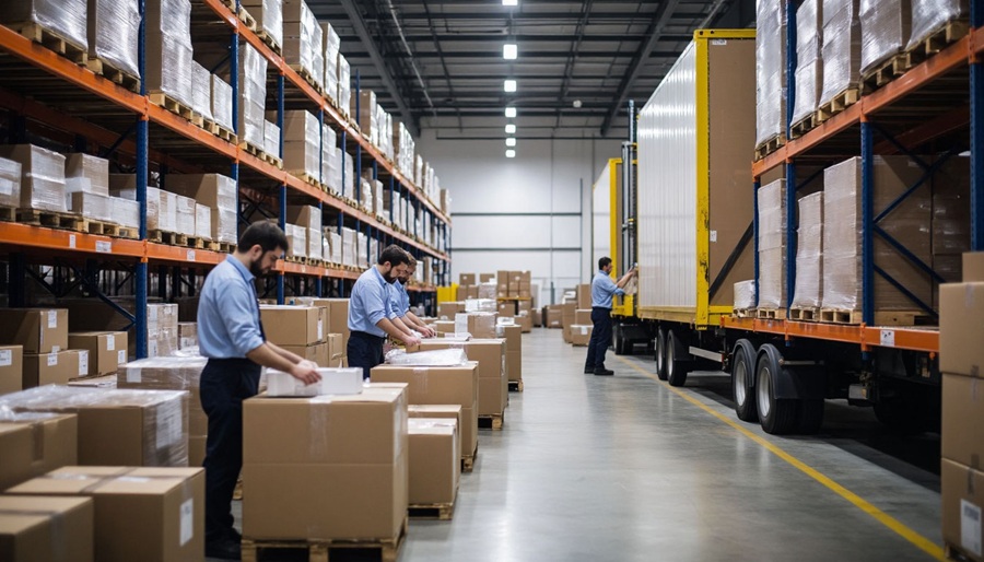 Процесс комплектации и отгрузки заказа на складе