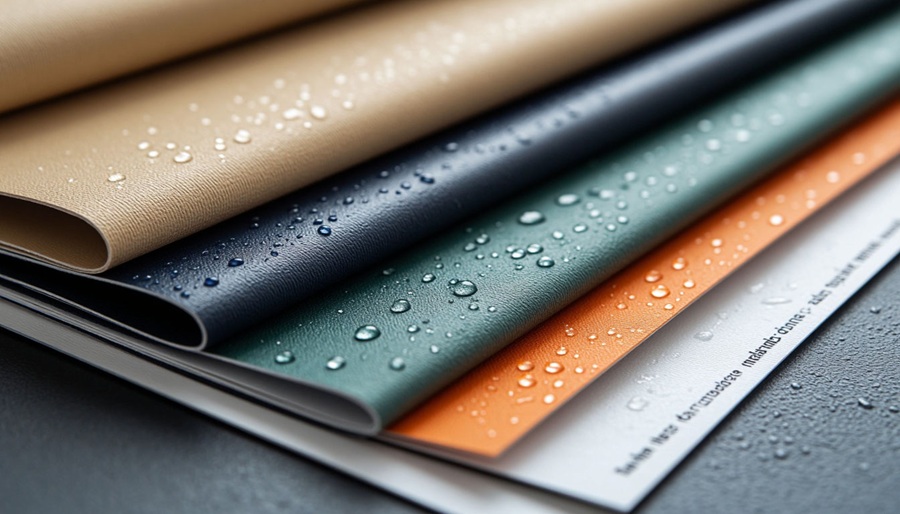 Тентовые ткани с водоотталкивающей поверхностью