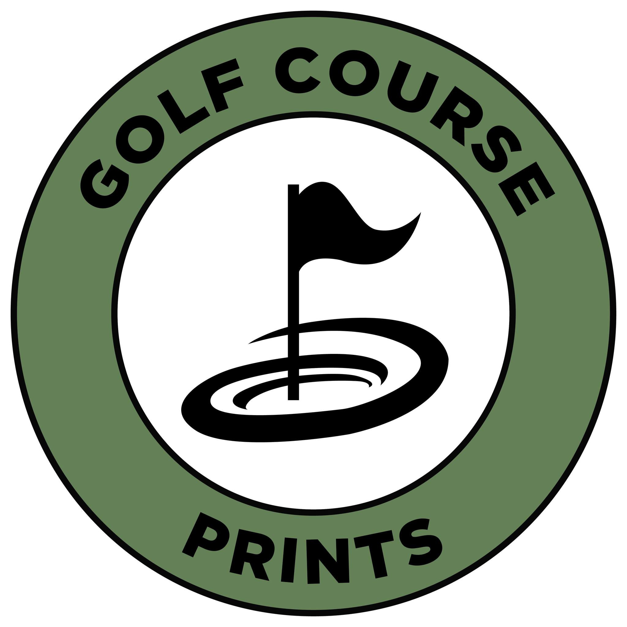 Golf Course Print logo