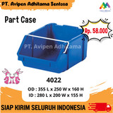 Part Case Plastik Type 4022 Box Sparepart Besar HDPE Kuat