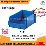 Part Case Plastik Type 0111 Box Sparepart HDPE Tebal Bengkel