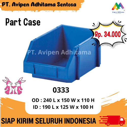 Part Case Plastik Type 0333 Box Komponen Kecil HDPE Tebal.jpg