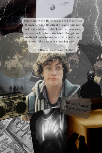 Fun fact: Harry’s mother Lily wanted his middle name to be after her uncle who passed, Rowan, but James insisted he had to be named after himself. That it was a matter of life and death…
Lily assumed he was just being dramatic.