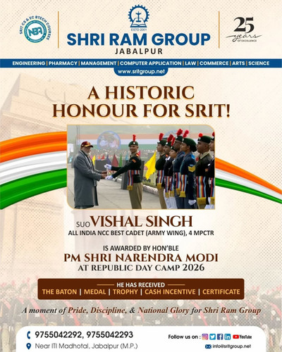 SUO Vishal Singh Got the All India NCC Best Cadet at RDC 2026 A Historic Moment for SRIT Jabalpur.jpg