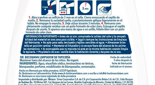 Limpiador de Tapiceria 400ml Dr Beckmann reverso.jpg