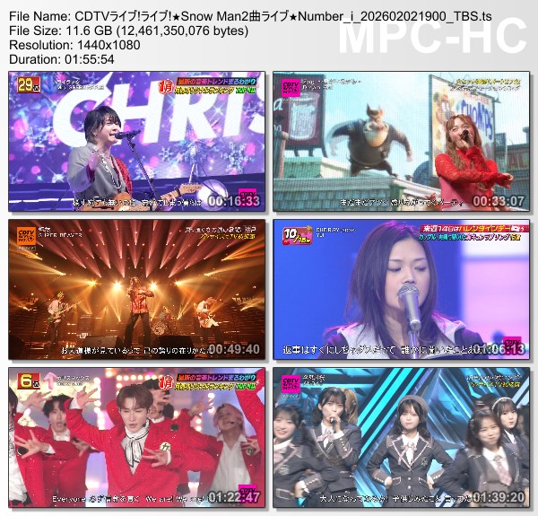 [TV-Variety] CDTVライブ! ライブ! – 2026.02.02