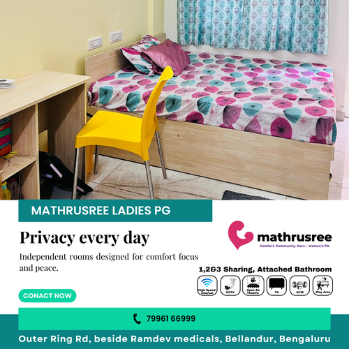 Best ladies PG near Bellandur with single rooms.png