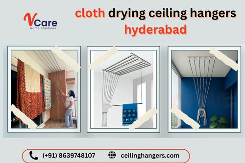 Cloth Drying Ceiling Hangers in Hyderabad – Efficient & Durable Designs.jpg