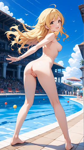 ブルーモト 【オリジナルキャラ】ソフィアちゃん、プールで全裸 その1 132032950 p47