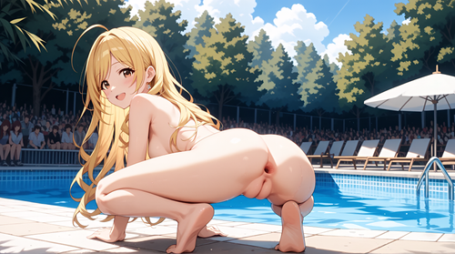 ブルーモト 【オリジナルキャラ】ソフィアちゃん、プールで全裸 その2 132033064 p30