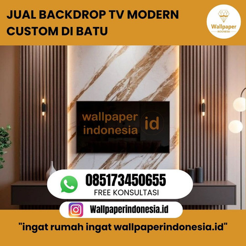 Jual backdrop TV modern custom di Batu.jpg