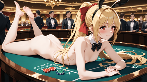ブルーモト 【オリジナルキャラ】ちとせちゃん、カジノで全裸バニー その1 131575069 p47