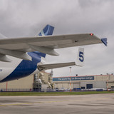 BelugaST 5 touches down in the UK