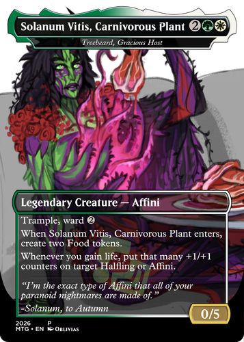 Treebeard, Gracious Host (Solanum Vitis, Carnivorous Plant).png