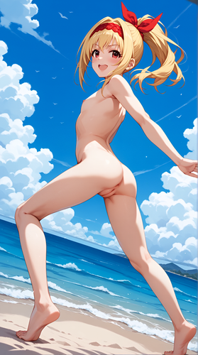 ブルーモト 【オリジナルキャラ】ちとせちゃん、海岸でヌード撮影 131193402 p37