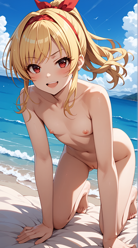 ブルーモト 【オリジナルキャラ】ちとせちゃん、海岸でヌード撮影 131193402 p40