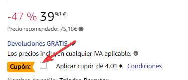 cupón amazon