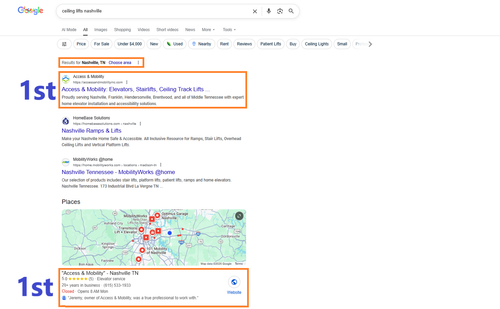 ceiling lifts nashville