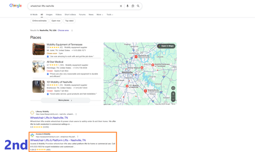 wheelchair lifts nashville 1st