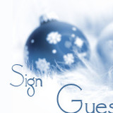 bluechristmas sign