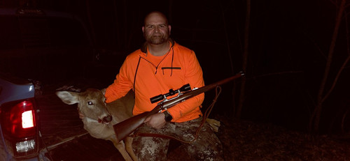 35 Shraders Hix Mtn Fat Doe 1st kill with Ruger Mannlicher 6.5x55 11 29 25.jpg