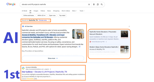 elevator and lift projects nashville