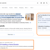 benefits of home elevator nashville