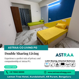 Our double sharing rooms are perfect for roommates who enjoy comfort and companionship.