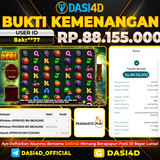 BUKTI KEMENANGAN 07 DECEMBER 2025 DI  STICKY BEES  RP.88.155.000