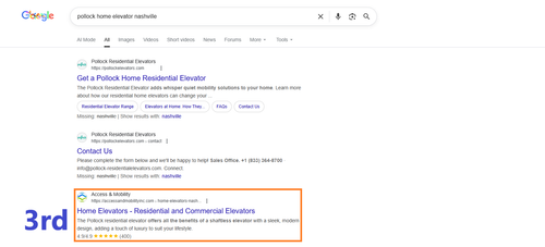 pollock home elevator nashville 3rd