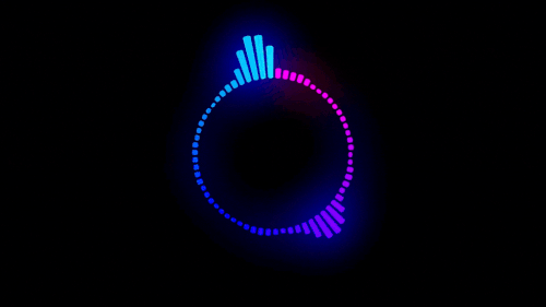 Black Pink Blue Purple Neon Glow Modern Music Playlist YouTube Thumbnail (2).gif