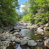 39 West Branch Peabody Flowing Down Mt Washington