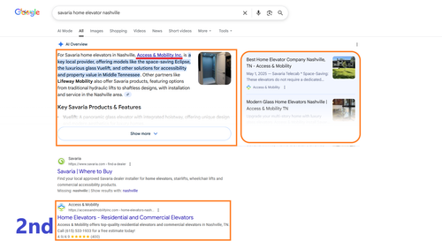 savaria home elevator nashville