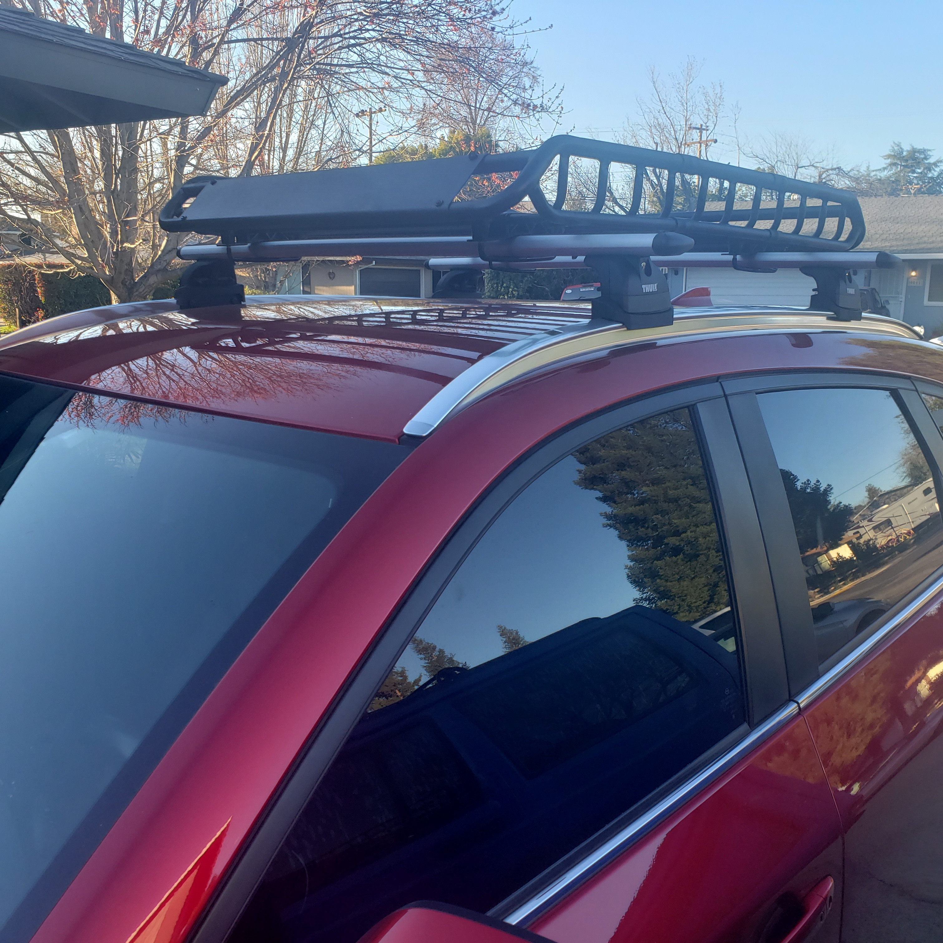 Installed Maxxhaul Roof Cage r mazdacx5