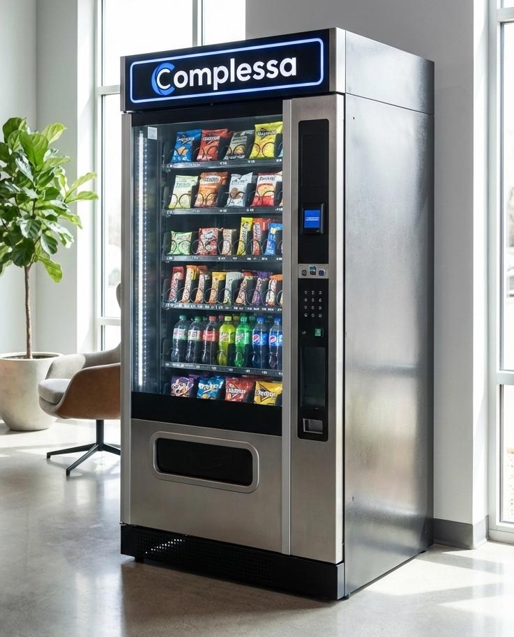 Snackautomat mit Spiralen