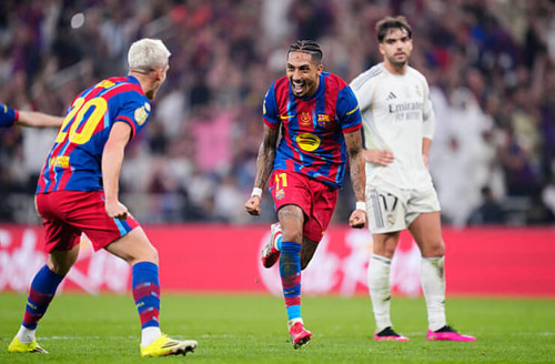 Raphinha gemilang di final Supercopa de Espana 2026 Getty Images.jpg