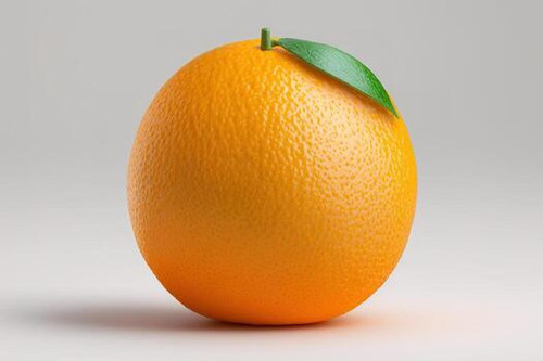 closeup a fresh whole orange citrus fruit isolate ai generated free photo.jpg