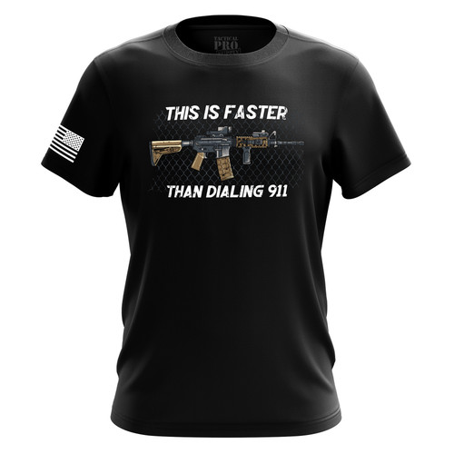 01 Men s Tee Front Faster Than Dialing 911 v2.jpg