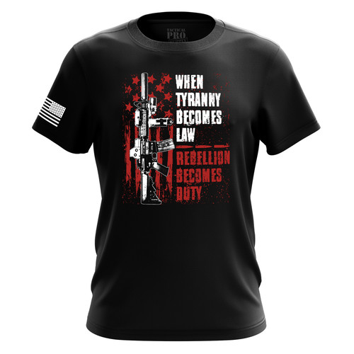 01 Men s Tee Front when tyranny comes.jpg