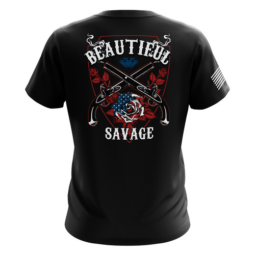 02 Men s Tee Back Beautiful Savage copy.jpg