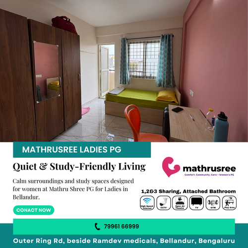 A quiet living environment improves concentration and productivity.