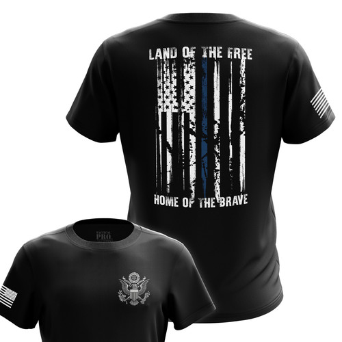 02 Men s Tee Back Land of the Free blue.jpg
