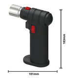 Isqueiro Maçarico Zengaz ZT 69 Recarregável Giga Torch Jet Preto Unidade (2) (1)