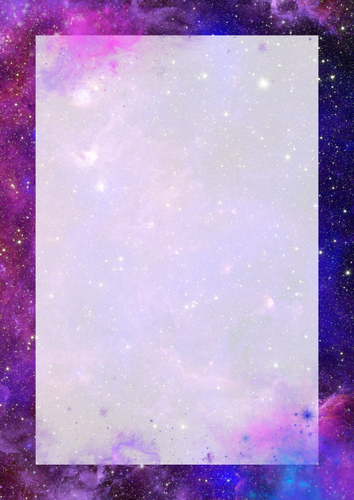 Purple Pink Galaxy Blank Notes Background A4 Document.png