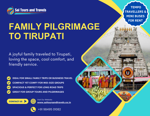 Group pilgrimages are easy with our roomy, reliable tempo traveller.