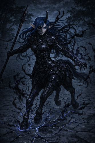 20251230 0339 Obsidian Centaur Charge remix 01kdq9yvrbefx9rbz6857eh2h7.png