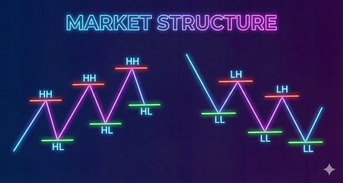 Market Structure Higher Highs and Lower Lows