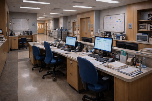 Unit 3B nurses station